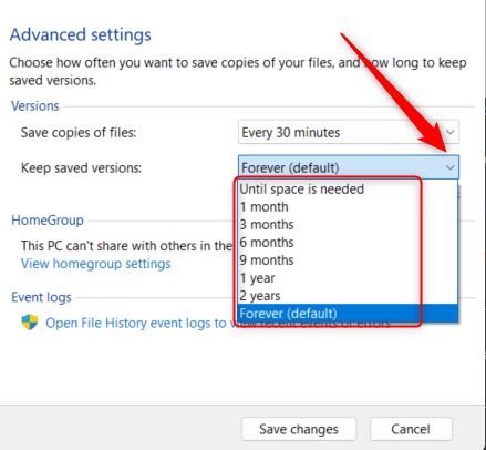 cách kích hoạt và sử dụng tập tin-history-in-windows-13-nén - Help Desk Geek Cách kích hoạt và sử dụng “File History” trong Windows image 13
