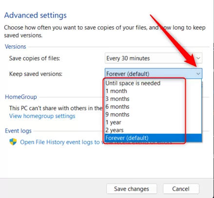 cách kích hoạt và sử dụng tập tin-history-in-windows-13-nén - Help Desk Geek Cách kích hoạt và sử dụng “File History” trong Windows image 13
