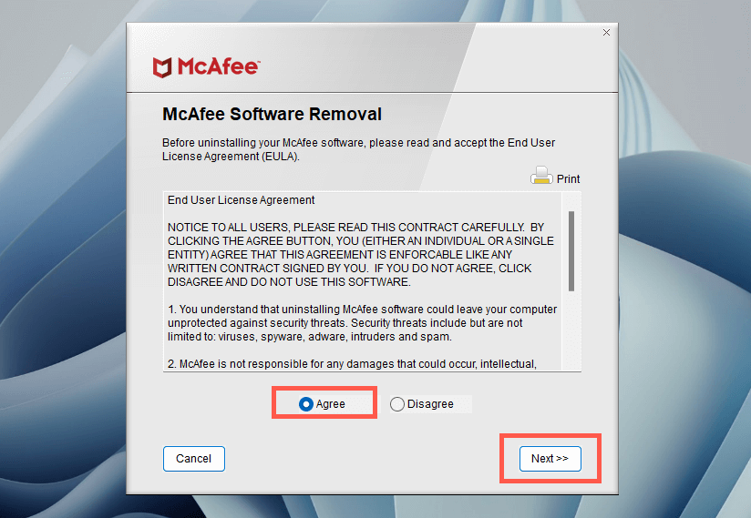 cách hoàn toàn gỡ cài đặt và xóa-mcafee-khỏi-windows-11-10-nén - Help Desk Geek Cách gỡ cài đặt và xóa hoàn toàn McAfee khỏi Windows 11 hình 10