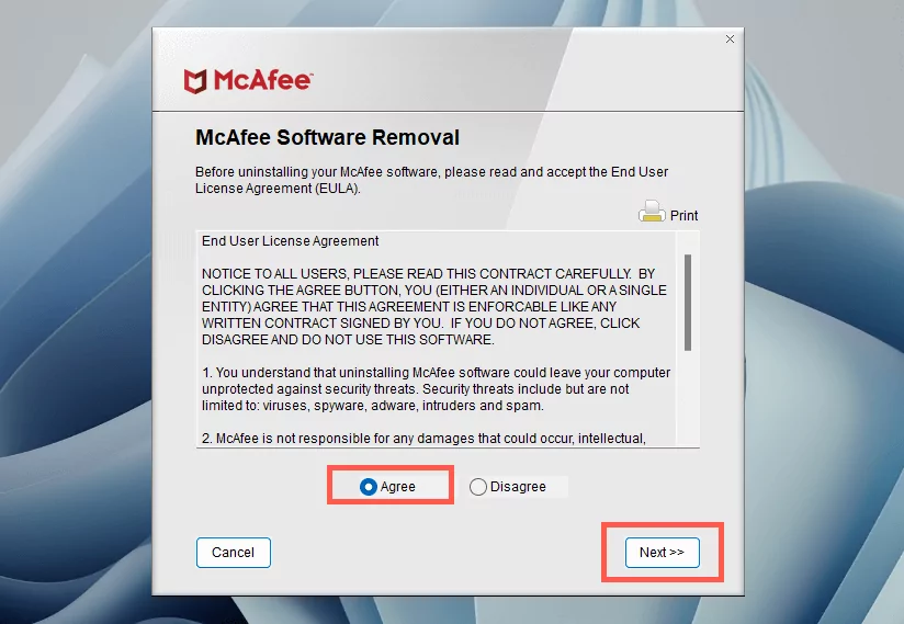 cách hoàn toàn gỡ cài đặt và xóa-mcafee-khỏi-windows-11-10-nén - Help Desk Geek Cách gỡ cài đặt và xóa hoàn toàn McAfee khỏi Windows 11 hình 10