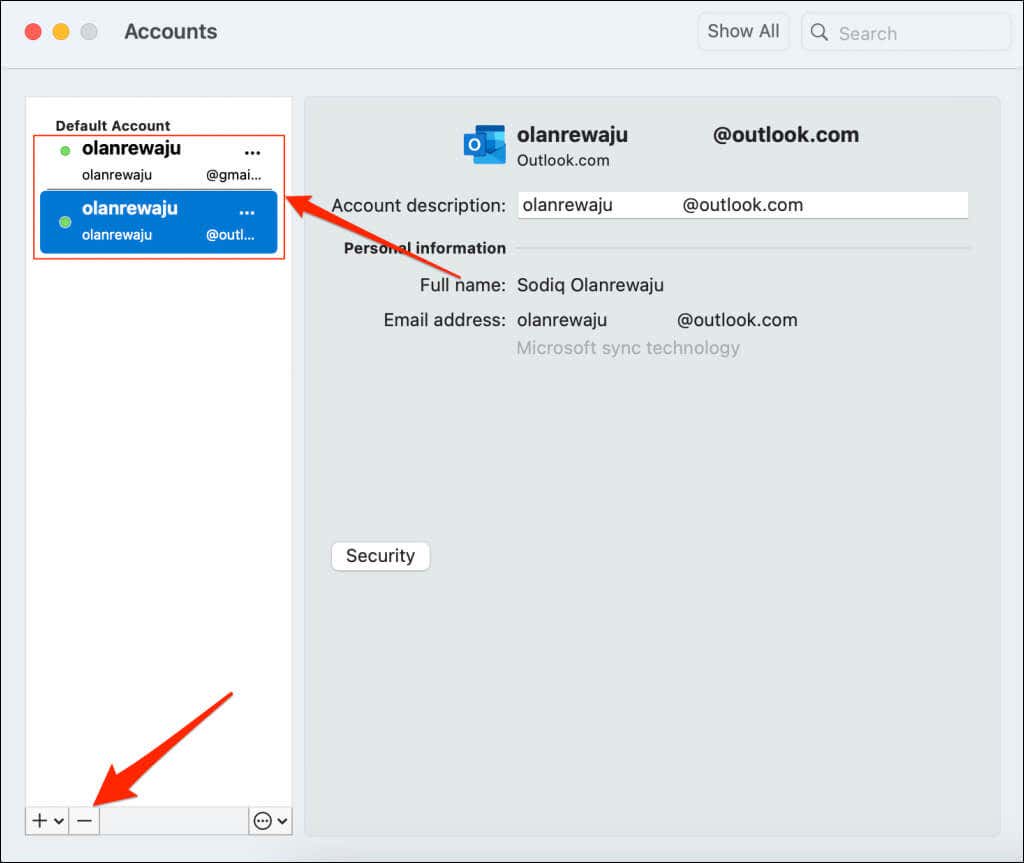 cách xóa hoặc xóa tài khoản email khỏi Outlook-9 được nén - Help Desk Geek Cách xóa hoặc xóa tài khoản email khỏi Outlook hình 9