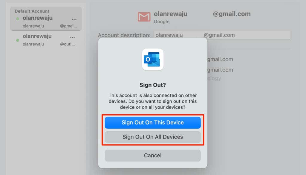 cách xóa hoặc xóa tài khoản email khỏi Outlook-11 được nén - Help Desk Geek Cách xóa hoặc xóa tài khoản email khỏi Outlook hình 11