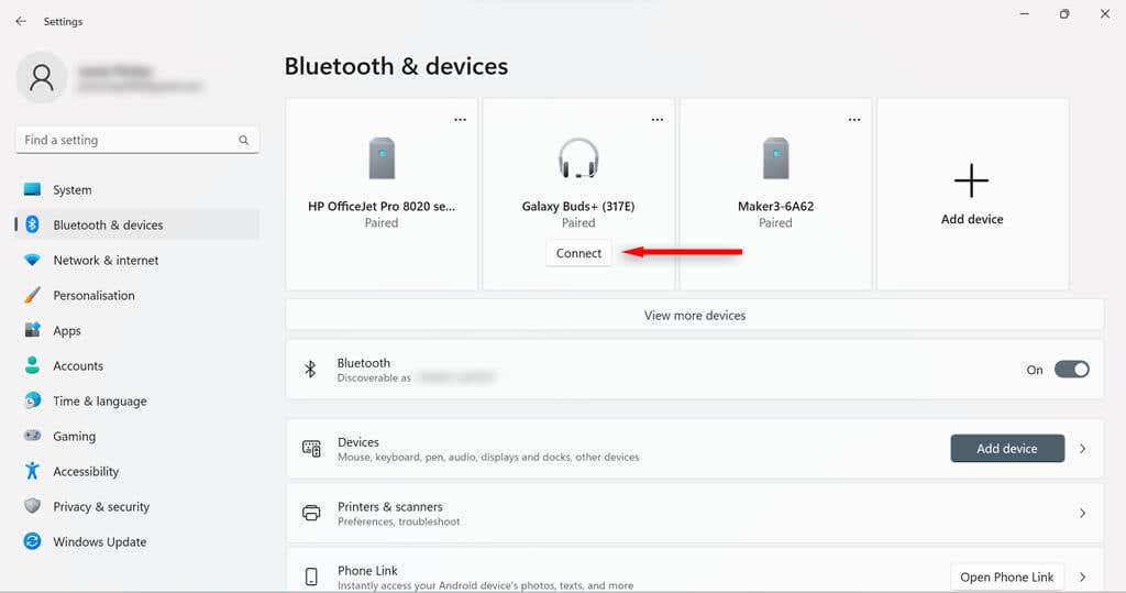 cách bật bluetooth trong windows-11-6 được nén - Help Desk Geek Cách bật Bluetooth trên Windows 11 hình 6