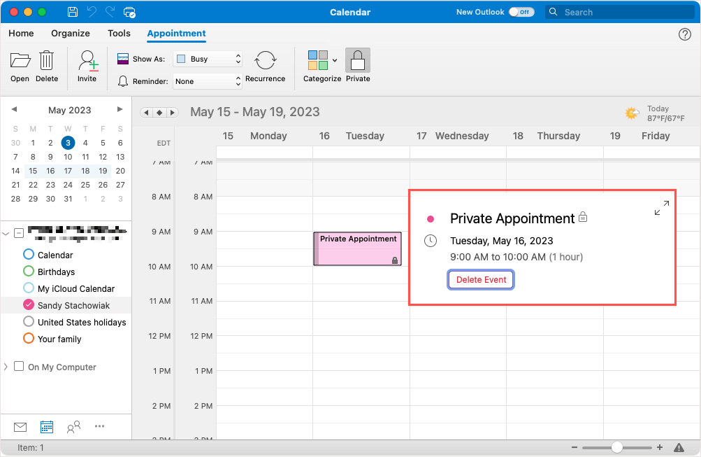 cách ẩn-lịch-chi tiết-trong-microsoft-outlook-4-nén - Help Desk Geek Cách ẩn chi tiết lịch trong Microsoft Outlook hình ảnh 5