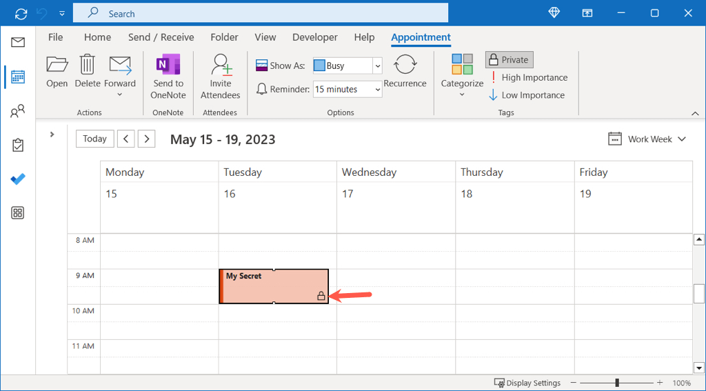 cách ẩn-lịch-chi tiết-trong-microsoft-outlook-3-nén - Help Desk Geek Cách ẩn chi tiết lịch trong Microsoft Outlook hình 4