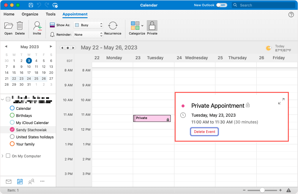 cách ẩn-lịch-chi tiết-trong-microsoft-outlook-9-nén - Help Desk Geek Cách ẩn chi tiết lịch trong Microsoft Outlook hình 10