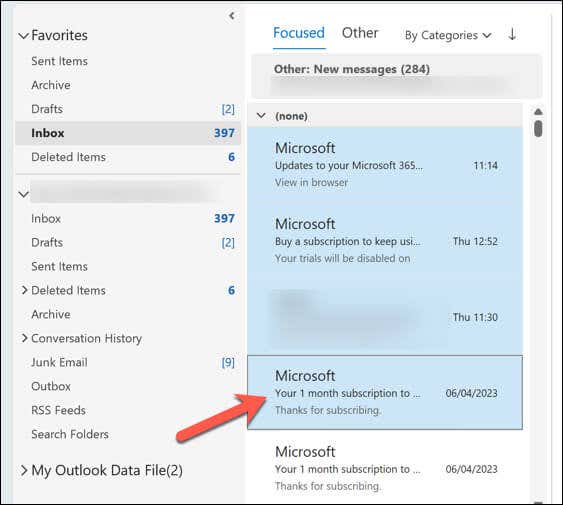 cách xóa-nhiều-email-in-microsoft-outlook-3-nén - Help Desk Geek Cách xóa nhiều email trong Microsoft Outlook hình 3