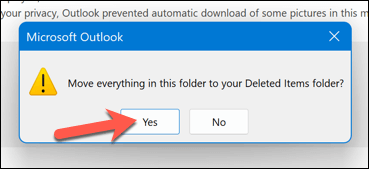 cách xóa-nhiều-email-in-microsoft-outlook-9-nén - Help Desk Geek Cách xóa nhiều email trong Microsoft Outlook hình 9