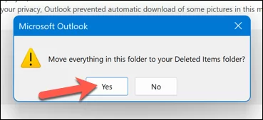 cách xóa-nhiều-email-in-microsoft-outlook-9-nén - Help Desk Geek Cách xóa nhiều email trong Microsoft Outlook hình 9