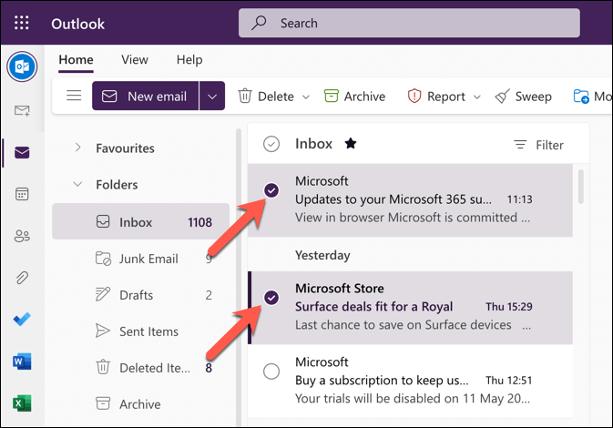 cách xóa-nhiều-email-in-microsoft-outlook-12-nén - Help Desk Geek Cách Xóa Nhiều Email Trong Microsoft Outlook Hình 12