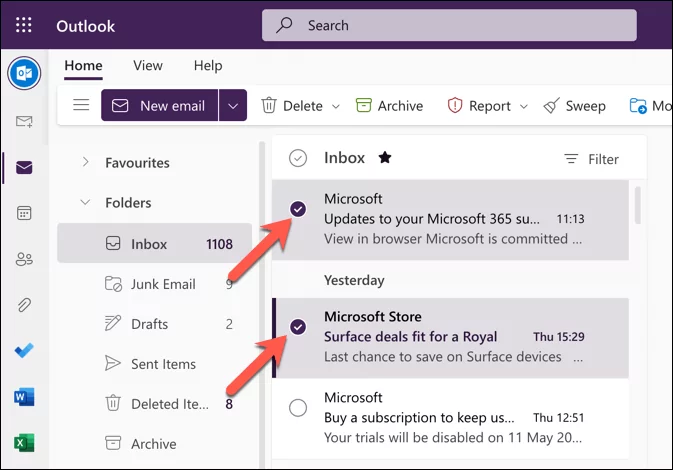 cách xóa-nhiều-email-in-microsoft-outlook-12-nén - Help Desk Geek Cách Xóa Nhiều Email Trong Microsoft Outlook Hình 12