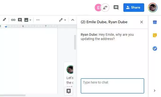 google-docs-general-comments - Bộ phận trợ giúp Geek Cách Trò chuyện trên Google Tài liệu giúp bạn cộng tác trên Tài liệu hình ảnh 4