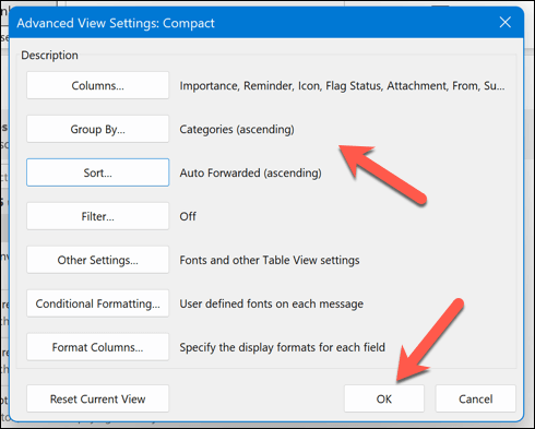 Cách thay đổi và tùy chỉnh chế độ xem của Microsoft Outlook 1 Cách thay đổi và tùy chỉnh chế độ xem của Microsoft Outlook hình ảnh 4