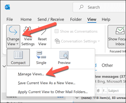 cách thay đổi và tùy chỉnh-microsoft-outlooks-view-5-nén - Bộ phận trợ giúp Geek Cách thay đổi và tùy chỉnh hình ảnh View của Microsoft Outlook 5