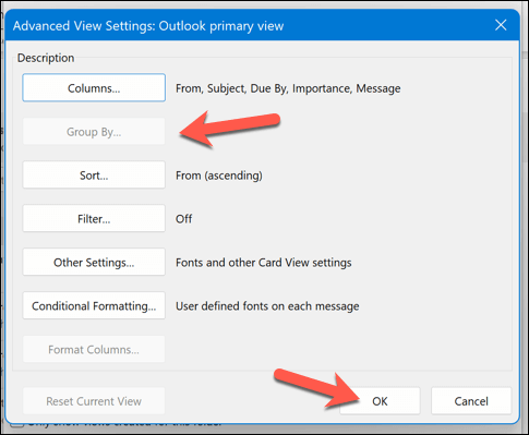 cách thay đổi và tùy chỉnh-microsoft-outlooks-view-8-nén - Bộ phận trợ giúp Geek Cách thay đổi và tùy chỉnh chế độ xem của Microsoft Outlook hình ảnh 8