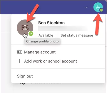 cách thay đổi-hồ sơ của bạn hoặc nhóm-hình ảnh trong microsoft-teams-3-nén - Help Desk Geek Cách thay đổi ảnh hồ sơ hoặc ảnh nhóm của bạn trong Microsoft Teams hình ảnh 3
