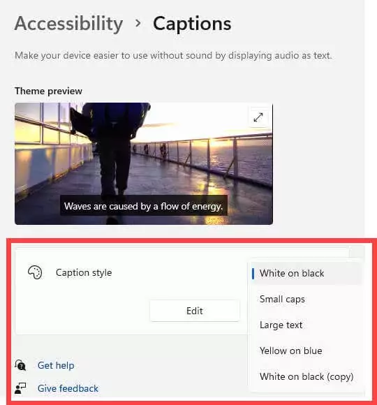 cách bật và tắt trực tiếp chú thích trong windows-6 được nén - Help Desk Geek Cách kích hoạt và bật Off Chú thích trực tiếp trong hình ảnh Windows 6
