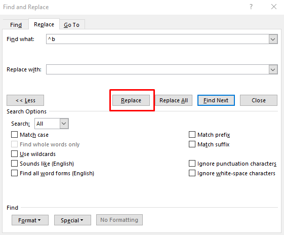 cách xóa-phần-breaks-in-microsoft-word-12-nén - Bộ phận trợ giúp Geek Cách xóa ngắt đoạn trong Microsoft Word hình 12