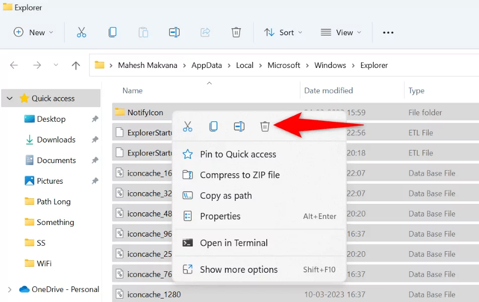 thanh tác vụ-biểu tượng-không hiển thị trên windows-đây-cách-sửa-nó-4-nén - Help Desk Geek Biểu tượng thanh tác vụ không hiển thị trên Windows? Đây là cách khắc phục hình ảnh 5