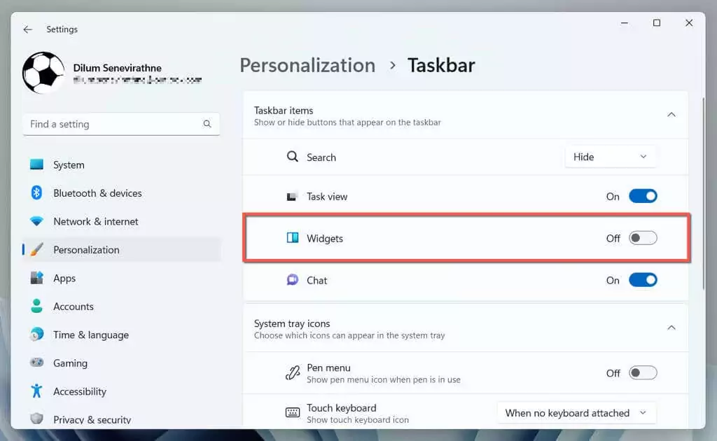 cách hiển thị hoặc xóa-thời tiết trên windows-11-thanh tác vụ-8-nén - Help Desk Geek Cách hiển thị hoặc xóa thời tiết trên thanh tác vụ Windows 11 ảnh 8