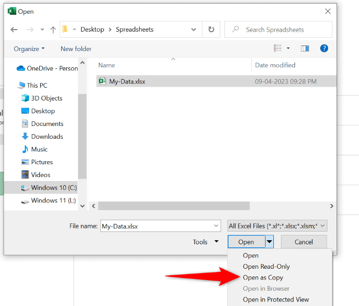 Cách tạo bản sao của bảng tính Excel hoặc hình ảnh sổ làm việc 3