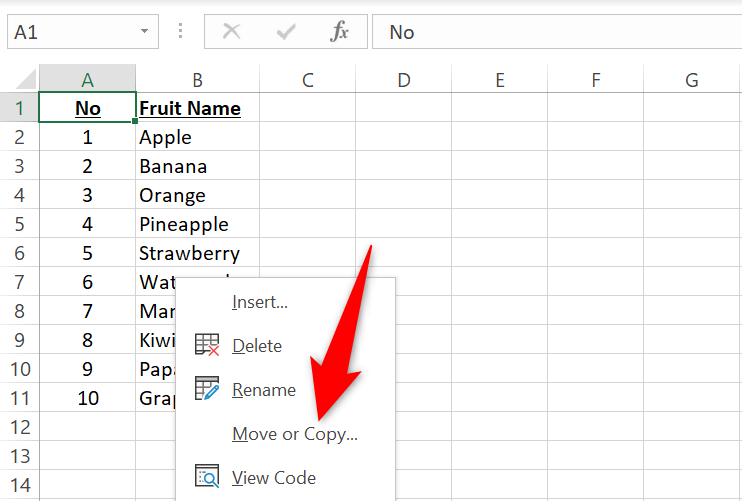 Cách tạo bản sao của bảng tính Excel hoặc hình ảnh sổ làm việc 7