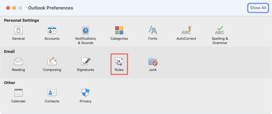 cách tạo-quy tắc-in-microsoft-outlook-17-nén - Bộ phận trợ giúp Geek Cách tạo quy tắc trong Microsoft Outlook hình 17