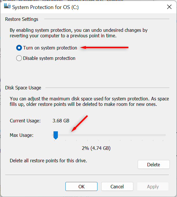 hdg-how-to-enable-and-use-system-restore-in-windows-11-4-nén - Help Desk Geek Cách kích hoạt và sử dụng System Restore trong Windows 11 hình 4
