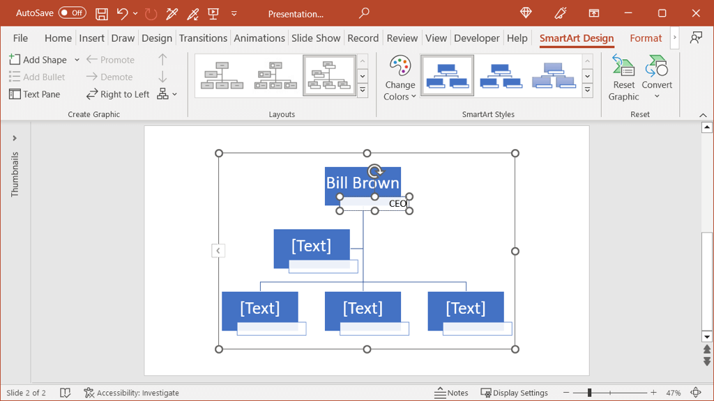 cách tạo sơ đồ tổ chức bằng word-excel và powerpoint-11 được nén - Help Desk Geek Cách tạo sơ đồ tổ chức trong Word, Excel, PowerPoint hình 11