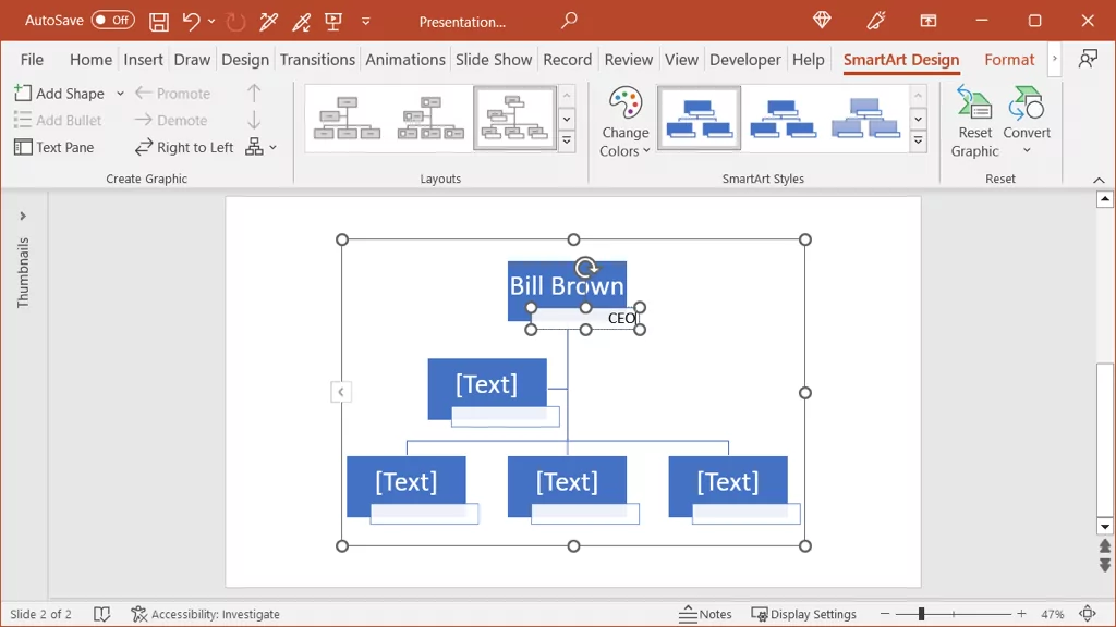 cách tạo sơ đồ tổ chức bằng word-excel và powerpoint-11 được nén - Help Desk Geek Cách tạo sơ đồ tổ chức trong Word, Excel, PowerPoint hình 11