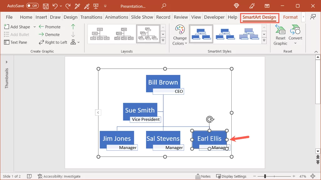 cách tạo sơ đồ tổ chức bằng word-excel và powerpoint-14-nén - Help Desk Geek Cách tạo sơ đồ tổ chức trong Word, Excel, PowerPoint hình 14