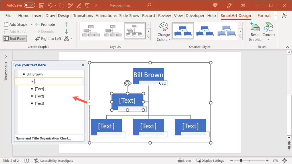cách tạo sơ đồ tổ chức bằng word-excel và powerpoint-12 được nén - Help Desk Geek Cách tạo sơ đồ tổ chức trong Word, Excel, PowerPoint hình 12