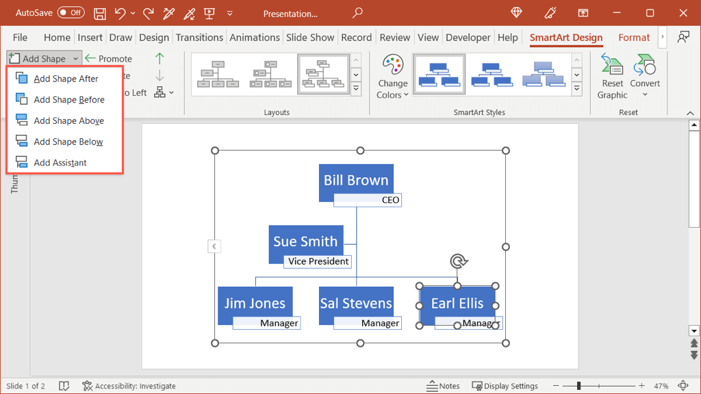 cách tạo sơ đồ tổ chức bằng word-excel và powerpoint-15-nén - Help Desk Geek Cách tạo sơ đồ tổ chức trong Word, Excel, PowerPoint hình 15