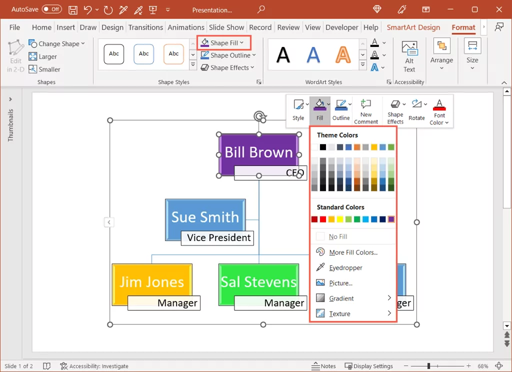 cách tạo sơ đồ tổ chức bằng word-excel và powerpoint-20 được nén - Help Desk Geek Cách tạo sơ đồ tổ chức trong Word, Excel, PowerPoint hình 20