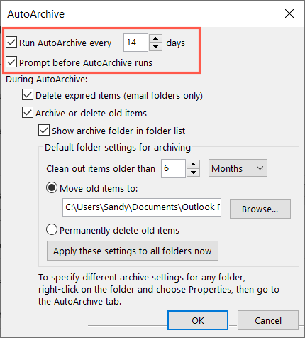 cách lưu trữ-email-in-microsoft-outlook-6-nén - Help Desk Geek Cách lưu trữ email trong Microsoft Outlook hình 7