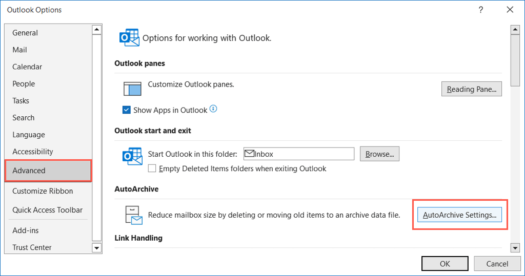 cách lưu trữ-email-in-microsoft-outlook-5-nén - Bộ phận trợ giúp Geek Cách lưu trữ email trong Microsoft Outlook hình 6