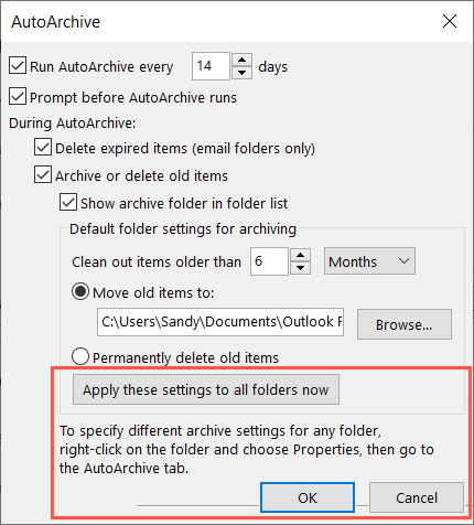 cách lưu trữ-email-in-microsoft-outlook-9-nén - Help Desk Geek Cách lưu trữ email trong Microsoft Outlook hình 10
