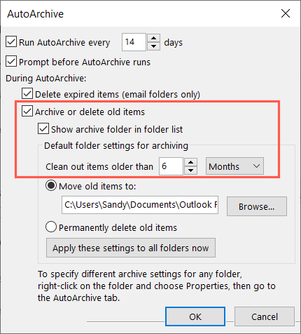 cách lưu trữ-email-in-microsoft-outlook-7-nén - Bộ phận trợ giúp Geek Cách lưu trữ email trong Microsoft Outlook hình 8