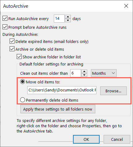 cách lưu trữ-email-in-microsoft-outlook-8-nén - Bộ phận trợ giúp Geek Cách lưu trữ email trong Microsoft Outlook hình 9