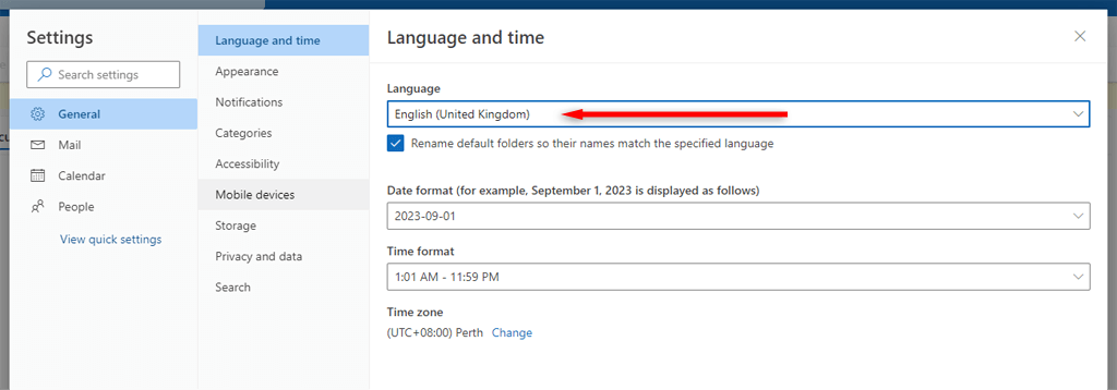 hdg-how-to-change-time-zone-and-ngôn ngữ-in-outlook-14-nén - Help Desk Geek Cách thay đổi múi giờ và ngôn ngữ trong Outlook ảnh 14