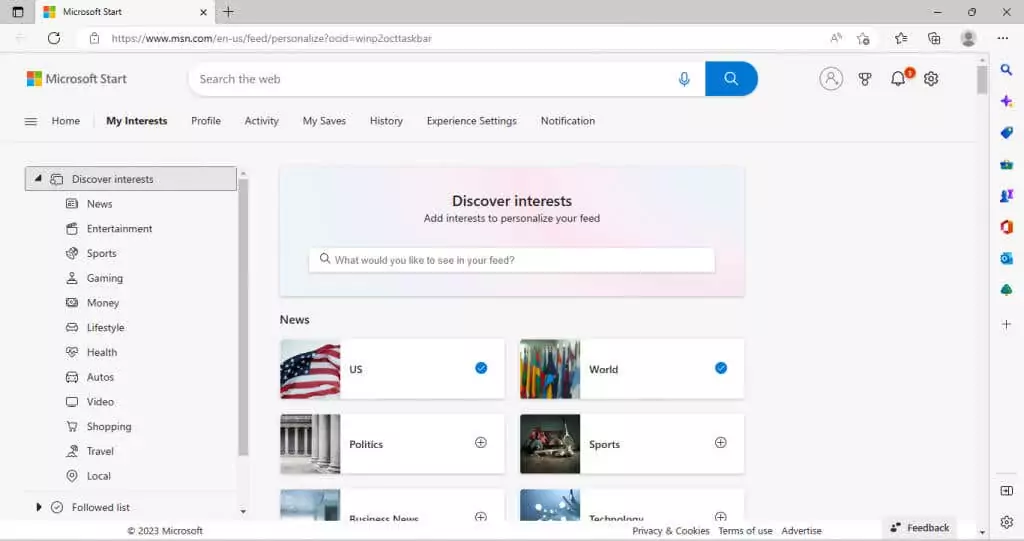 cách sử dụng và tùy chỉnh các widget trong windows-11-7 được nén - Help Desk Geek Cách sử dụng và tùy chỉnh Widget trong Windows 11 hình 7