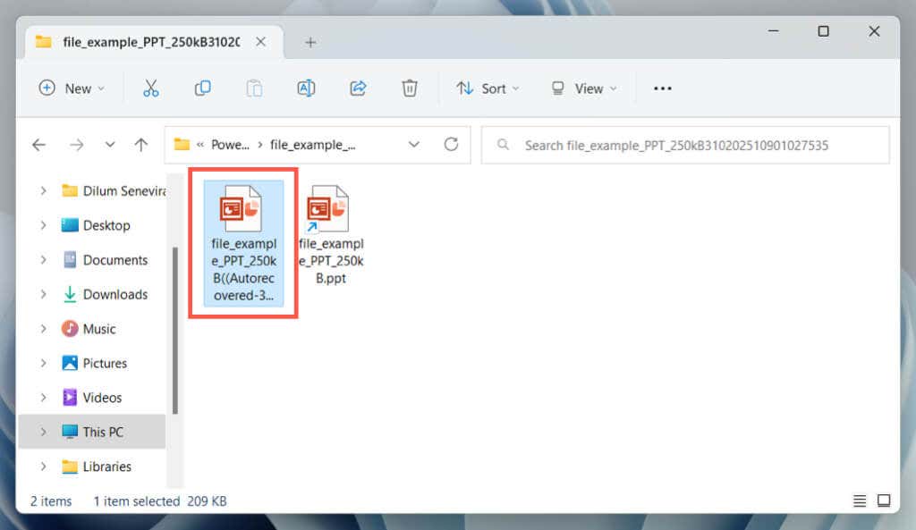 cách khôi phục-chưa lưu-powerpoint-trình bày-6-nén - Help Desk Geek Cách khôi phục bản trình bày PowerPoint chưa được lưu ảnh 6