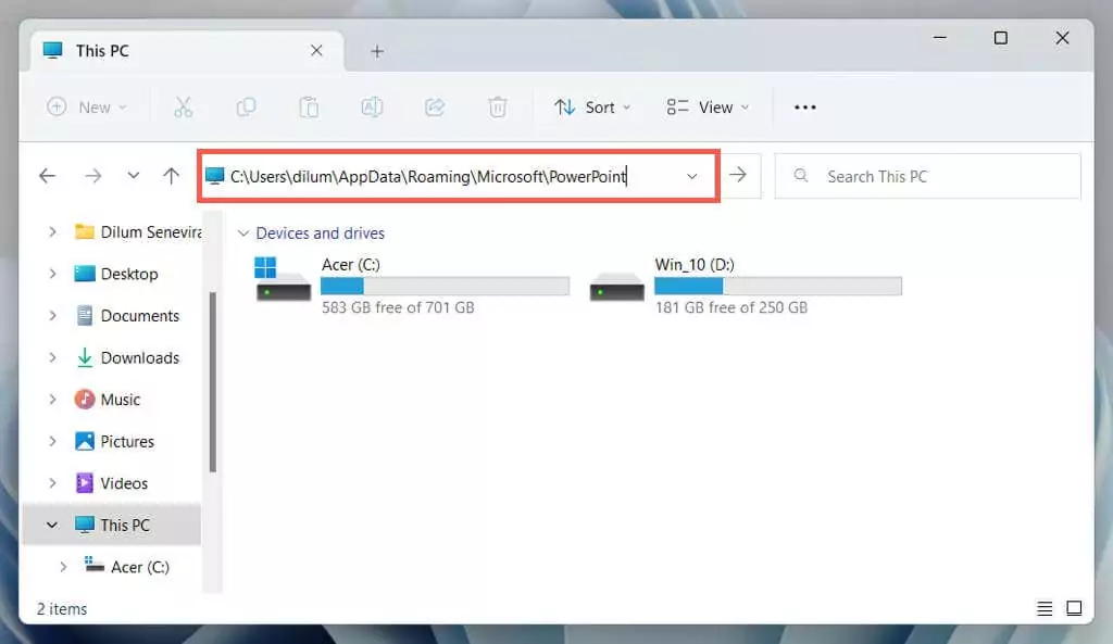 cách khôi phục-chưa lưu-powerpoint-trình bày-5-nén - Help Desk Geek Cách khôi phục bản trình bày PowerPoint chưa được lưu hình ảnh 5