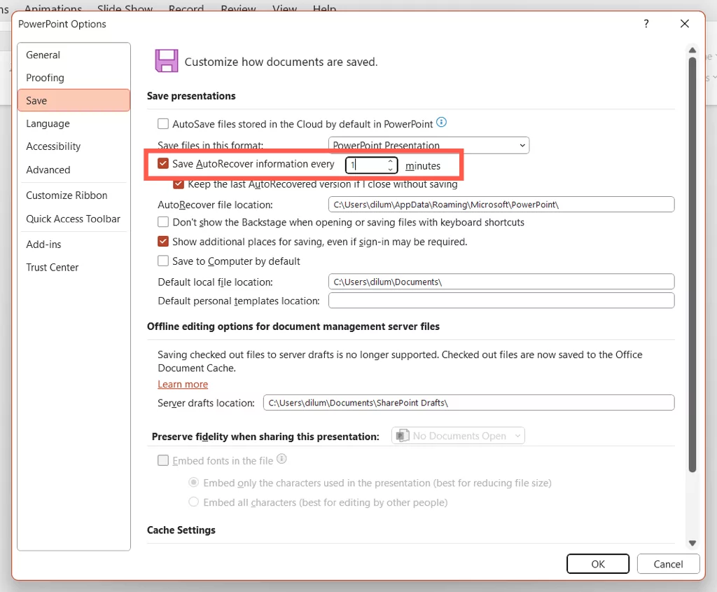 cách khôi phục-chưa lưu-powerpoint-trình bày-8-nén - Help Desk Geek Cách khôi phục bản trình bày PowerPoint chưa được lưu ảnh 8