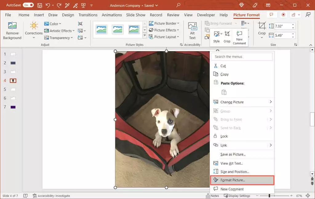 cách tạo ảnh hoặc nền trong suốt trong powerpoint-3 được nén - Help Desk Geek Cách làm trong suốt ảnh hoặc nền trong PowerPoint image 3