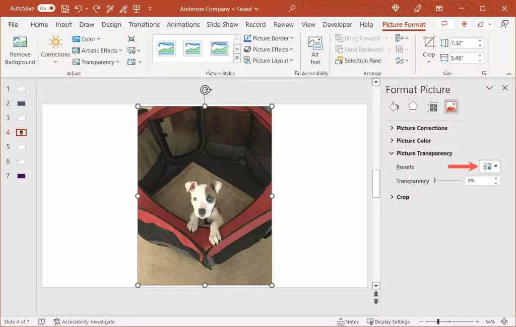 cách tạo hình ảnh hoặc nền trong suốt trong powerpoint-5 được nén - Help Desk Geek Cách làm trong suốt ảnh hoặc nền trong PowerPoint image 5