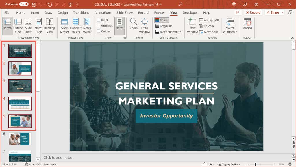 cách chọn-nhiều-hoặc-tất-cả-slide-trong-powerpoint-trình bày-8-nén - Help Desk Geek Cách chọn nhiều hoặc tất cả các slide trong bài thuyết trình PowerPoint của bạn Hình 8