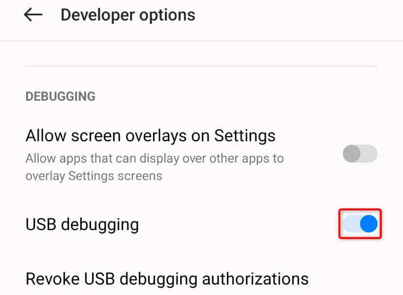 cách sửa lỗi adb-devices-not-showing-in-windows-11-5-nén - Help Desk Geek Cách khắc phục thiết bị ADB không hiển thị trong Windows 11 hình 6