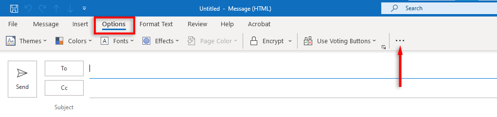 hdg-cách-thêm-và-sử dụng-blind-carbon-copy-bcc-in-outlook-messages-6-nén - Help Desk Geek Cách thêm và sử dụng Blind Carbon Copy (BCC) trong Tin nhắn Outlook hình 6