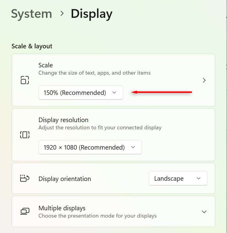 cách sửa-màn hình mờ hoặc văn bản trong windows-11-4 được nén - Help Desk Geek Cách khắc phục màn hình hoặc văn bản bị mờ trong Windows 11 hình 4